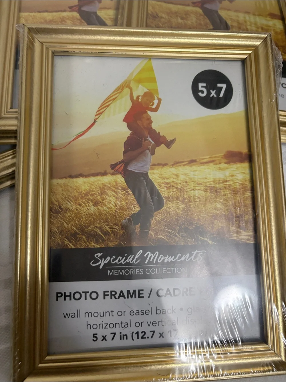 Special Moments Gold 5x7 Photo Frame Set of 4